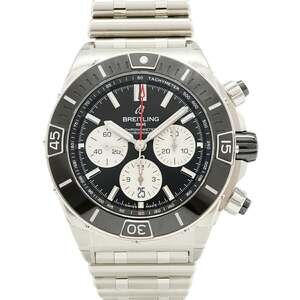 Breitling SuperChronomat B01 AB0136 Black Dial Men's Watch